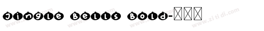 Jingle Bells Bold字体转换